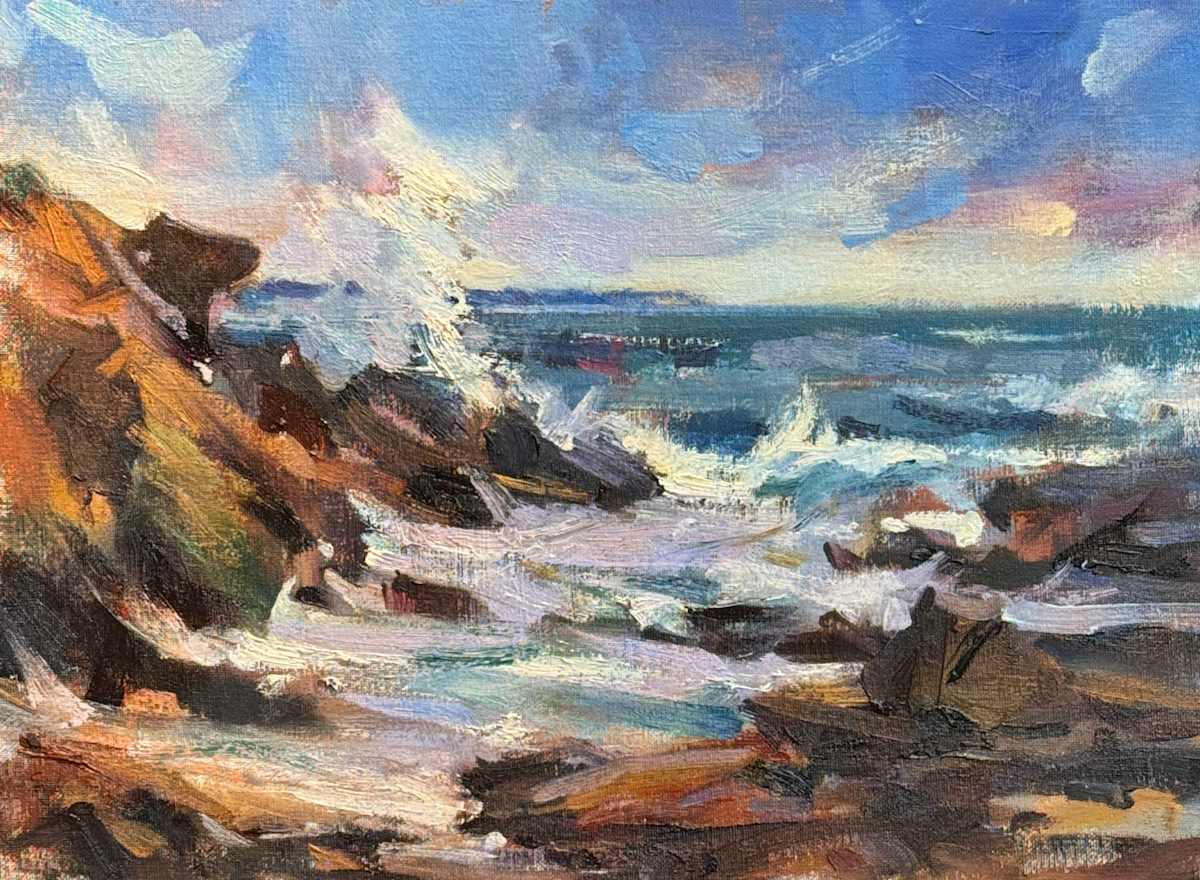 Crashing Waves by keith wicks 