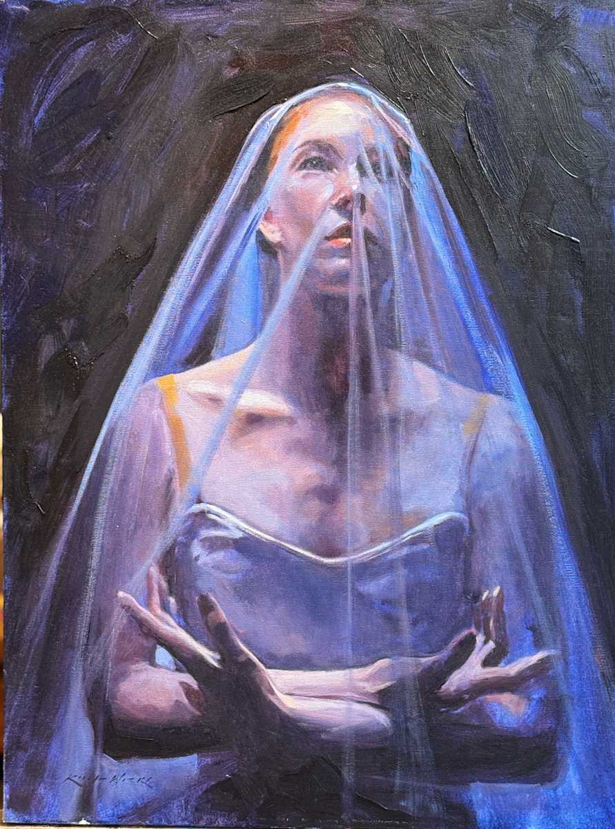 Vailed in Blue by keith wicks 