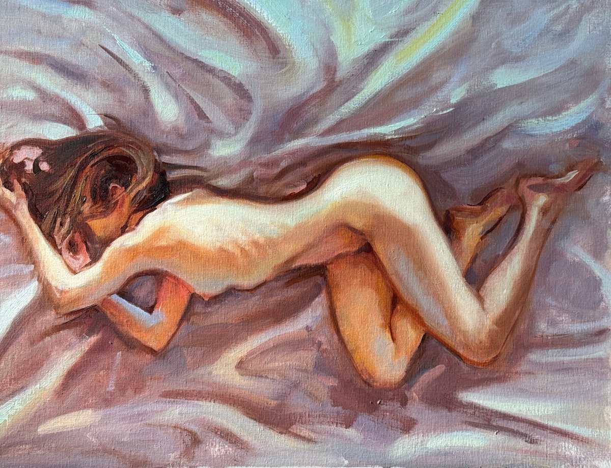 Figure in warm light by keith wicks 