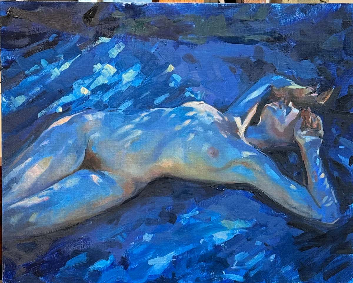 cool shadows Figure Study by keith wicks 