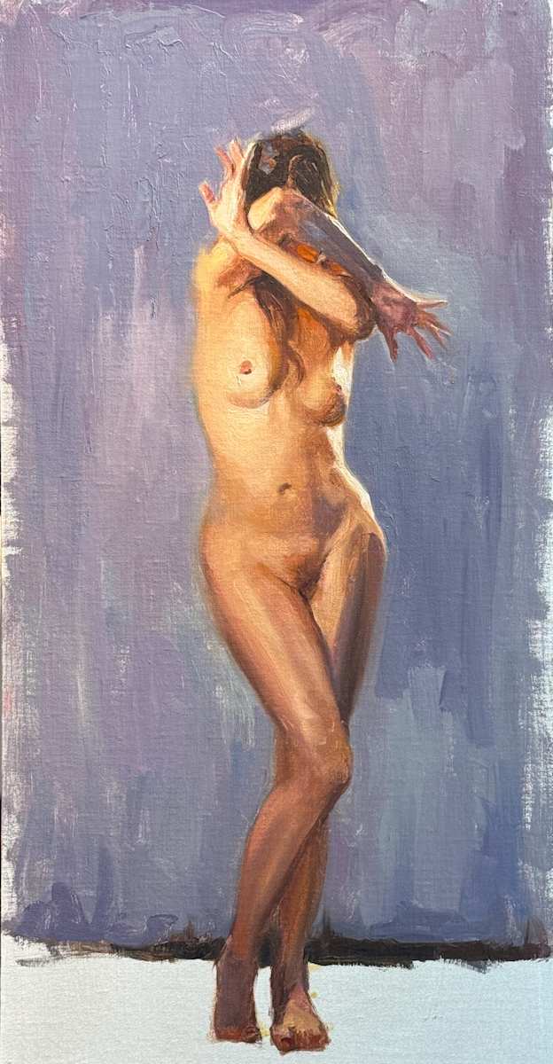 Figure Study Blue/Gray by keith wicks 