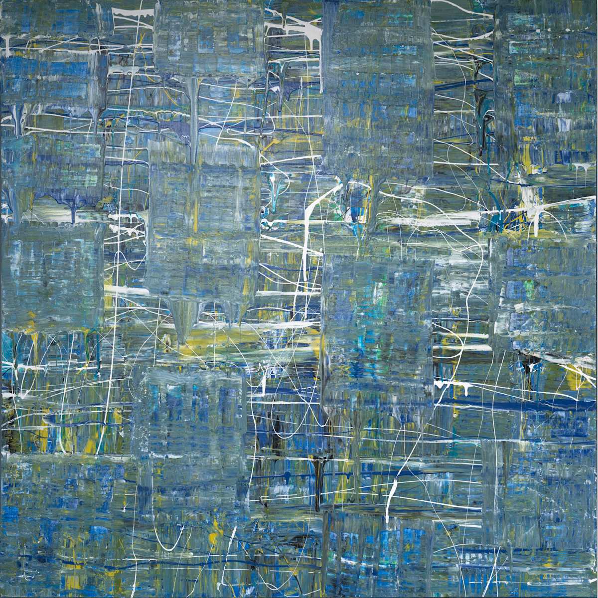 Maiden Voyage by Artist JODEY KERR  Image: 48x48 acrylic on canvas 