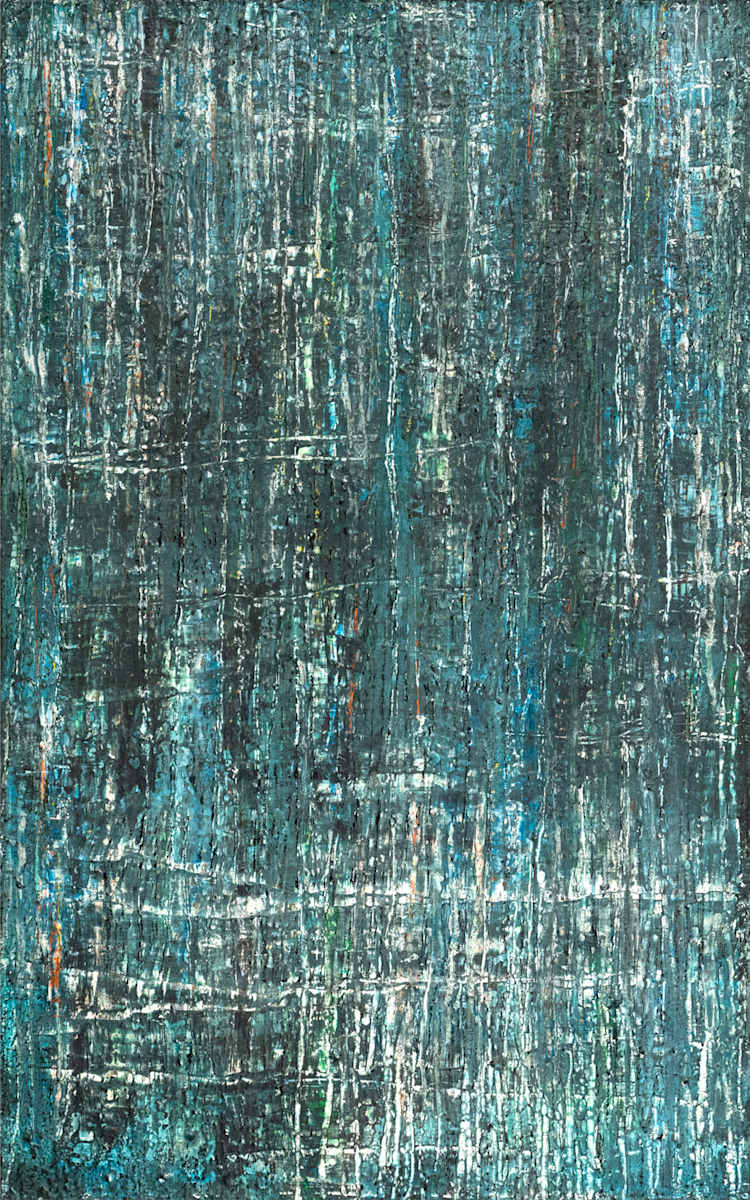 Renew by JODEY KERR  Image: Renew 28x30 acrylic and mixed media on canvas