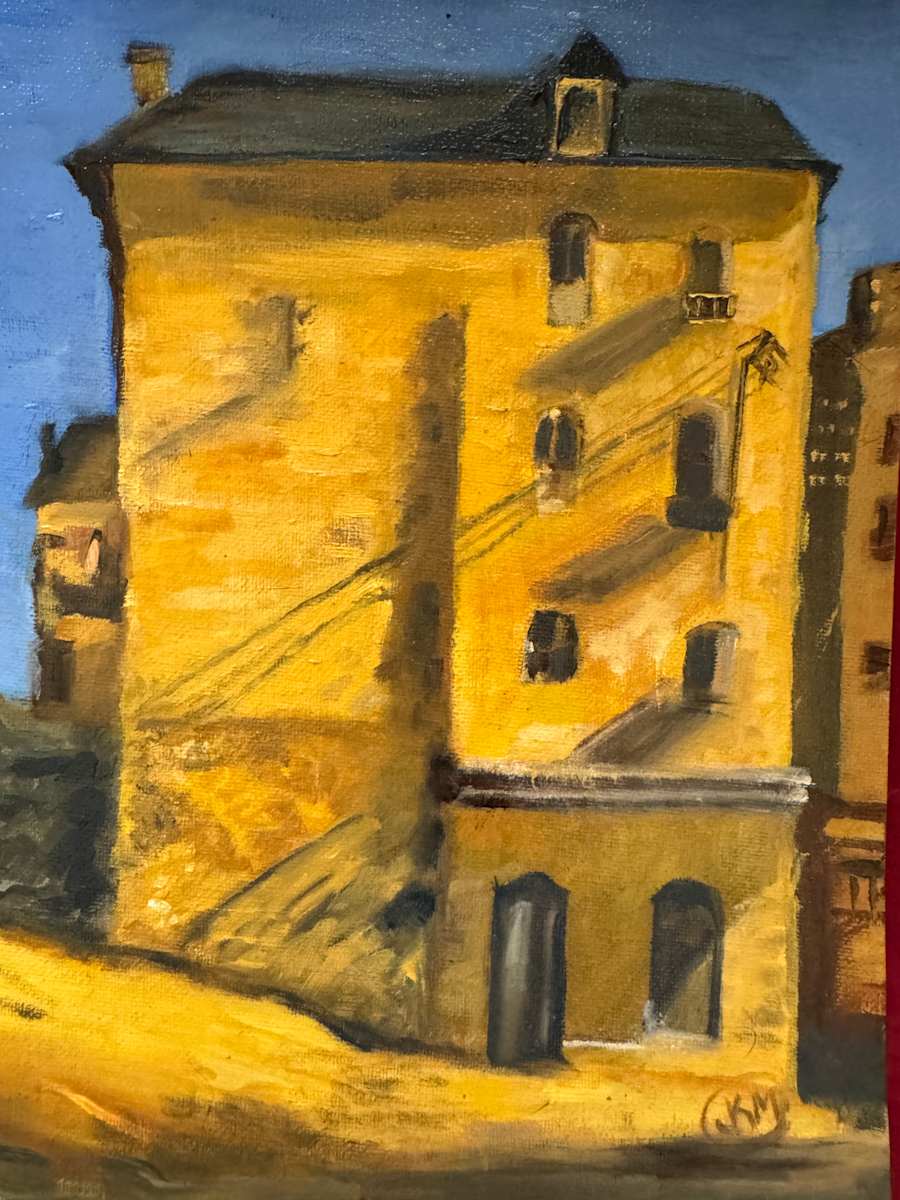 Yellow Hous by Julie Kay Midyett 