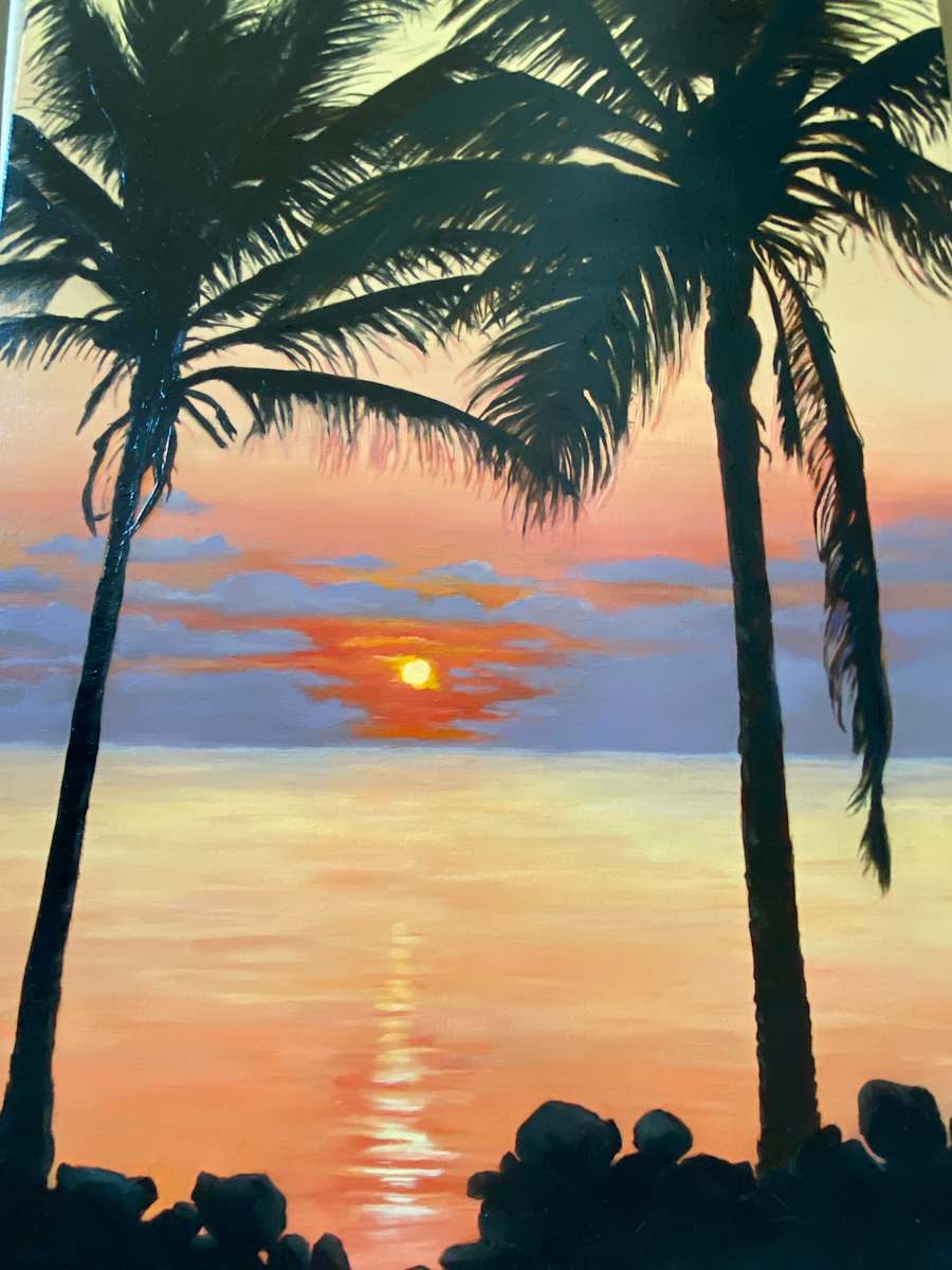 Early Morning Sunrise in Paradise by Julie Kay Midyett 