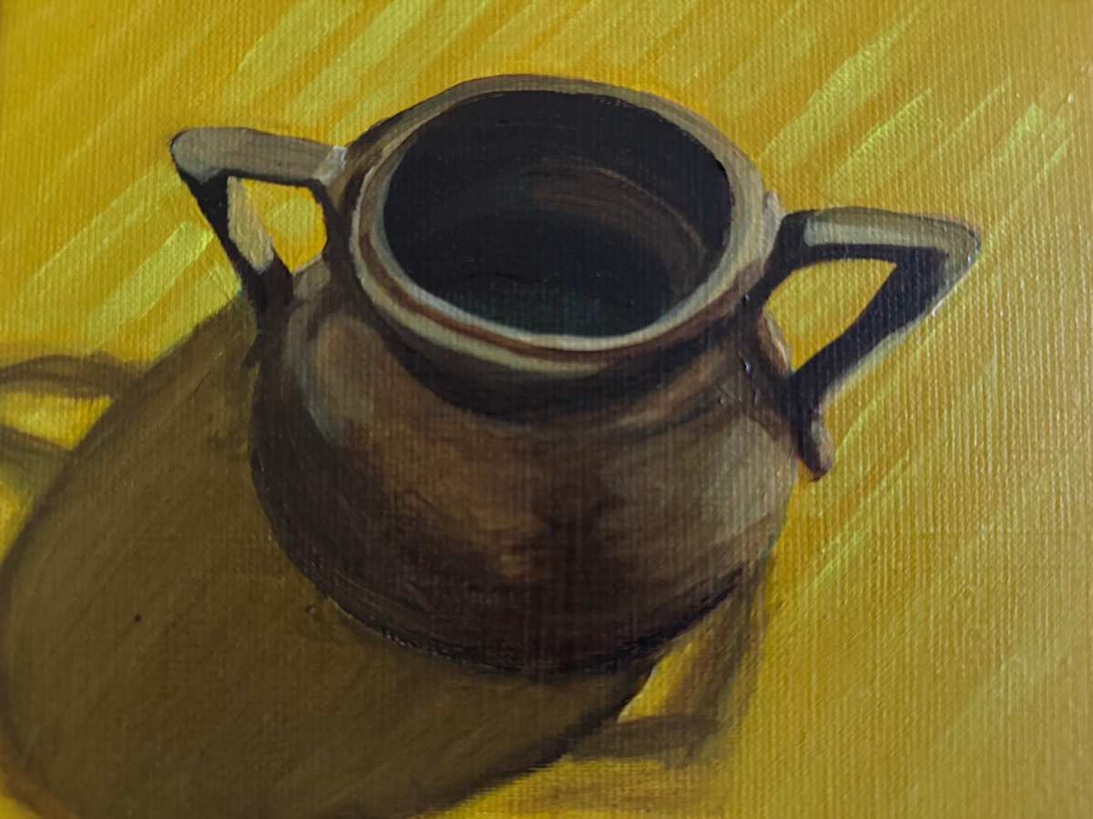 Brass Vase by Julie Kay Midyett 