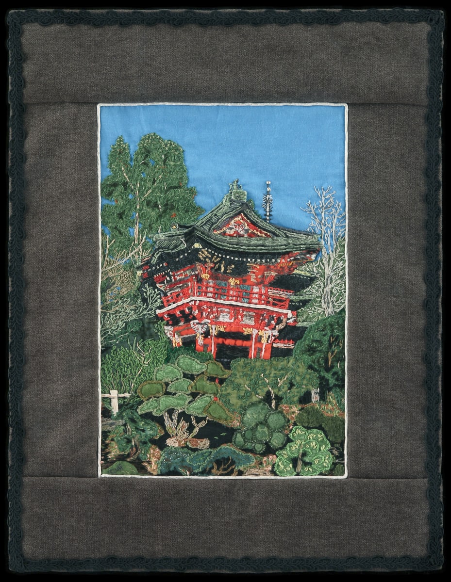 Tea Garden Pagoda by Charlotte Cook-Fuller 
