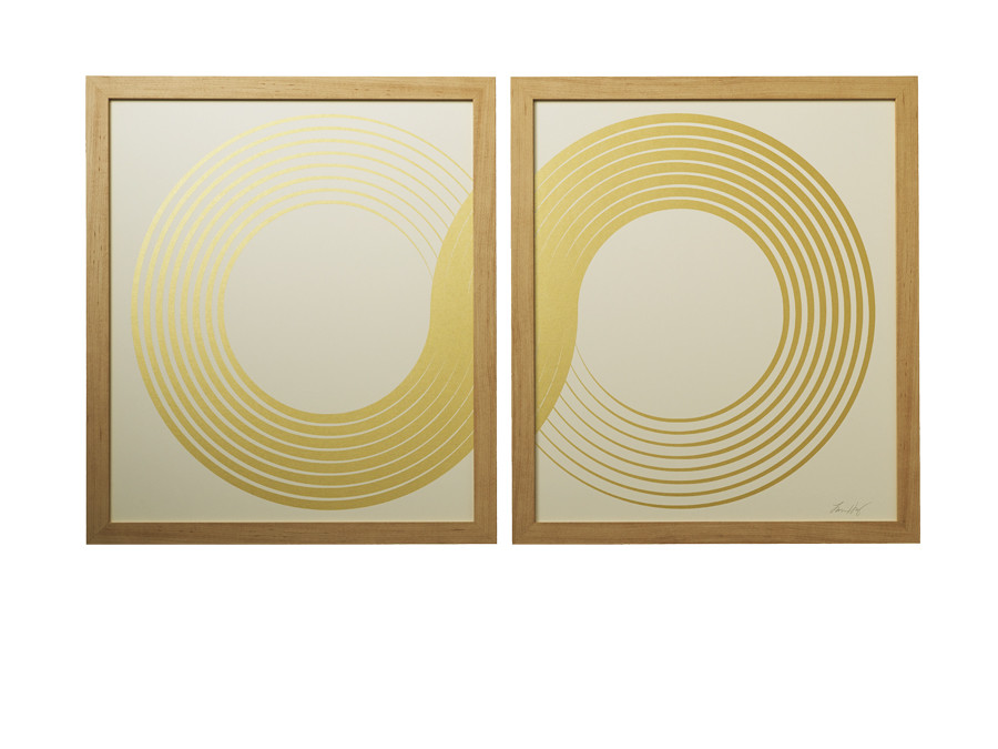 Infinity Diptych (White) by Lisa Hunt 