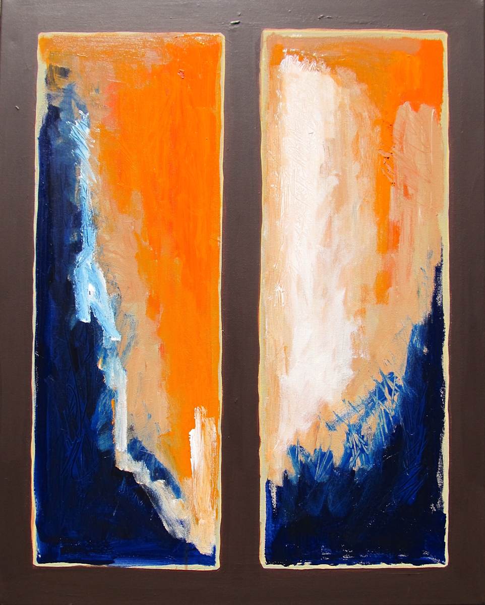 Twin Vertical Rectangles by Brad Terhune 