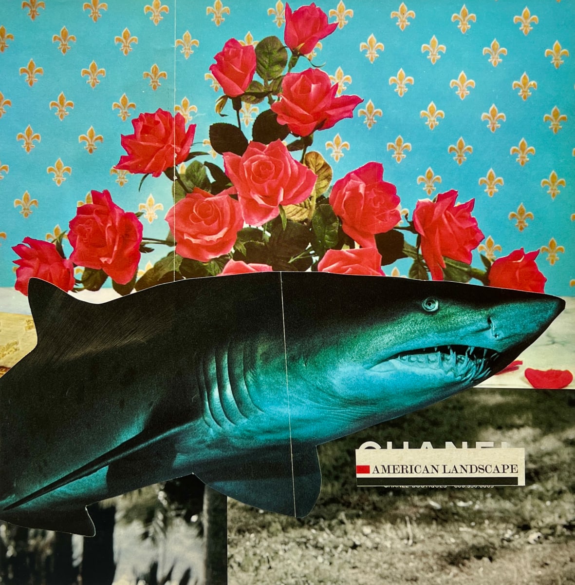 AMERICAN LANDSCAPE by Brad Terhune  Image: Image size 12 x 12 inches