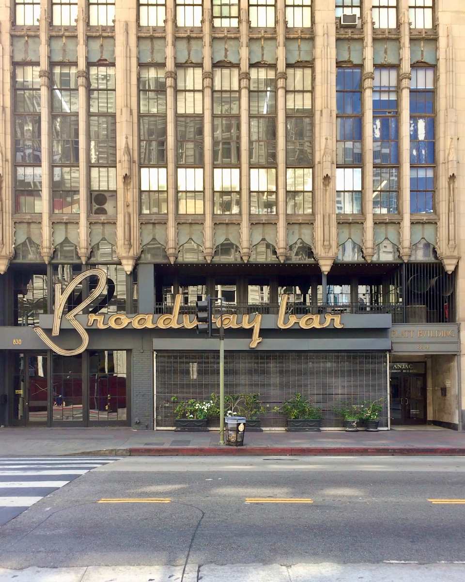 Broadway bar, DTLA by Brad Terhune 