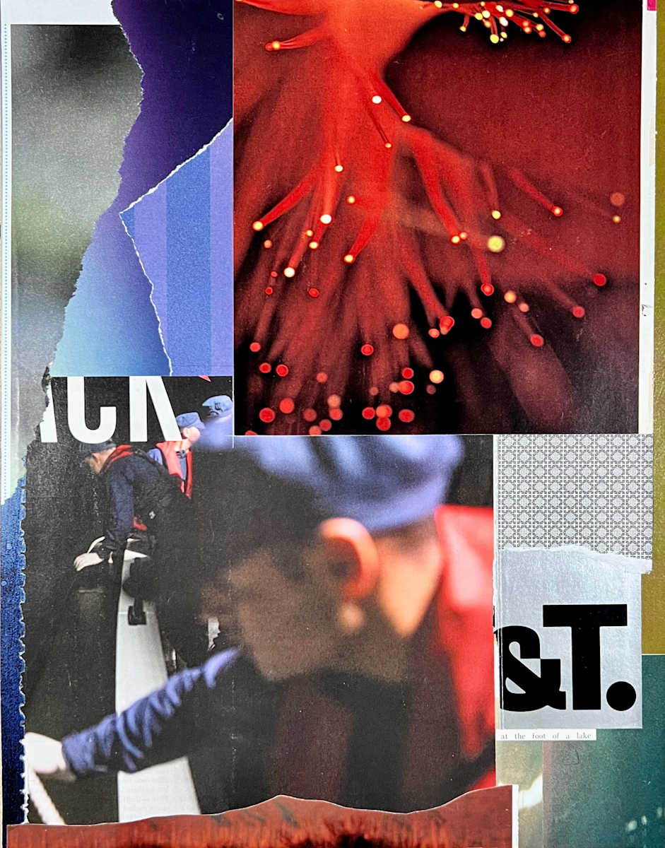 at the foot of a lake by Brad Terhune 