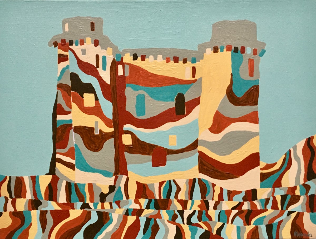 Nunney Castle by Miranda Pender 