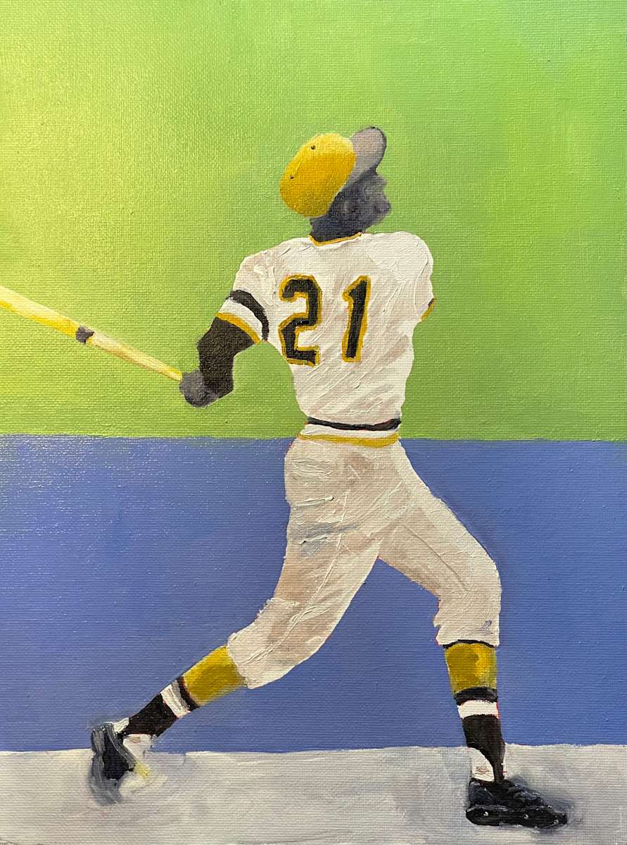 Roberto Clemente by Anton Mogilevsky 