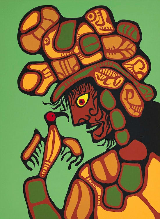Carl by Norval Morrisseau 