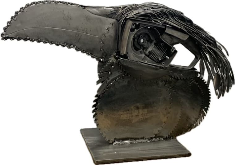 Chainsaw Raven by Peter McFarlane, Image 1.