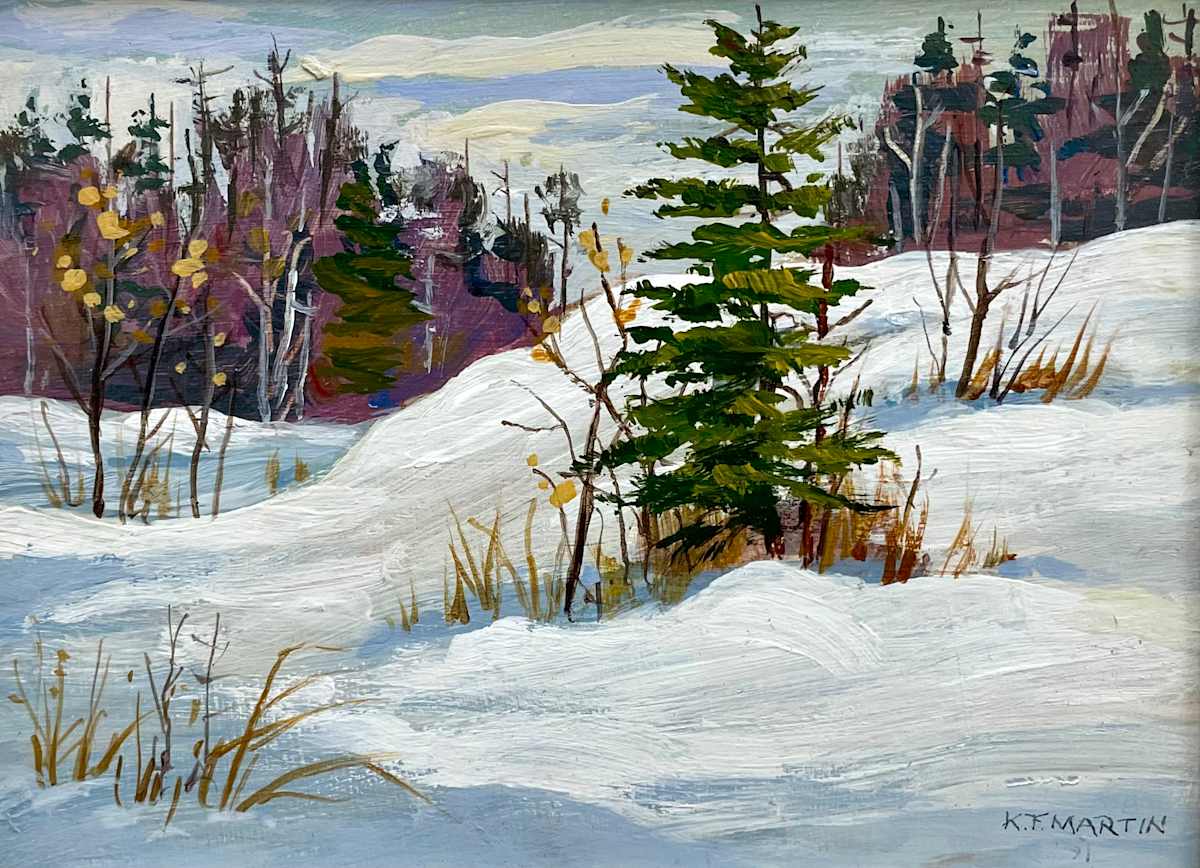 Manitoba Winter; Late Afternoon by Kenneth Martin 