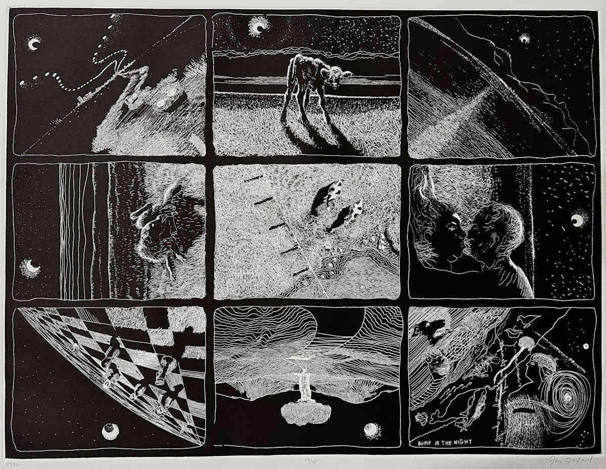 Bump in the Night 1986 by Joe Fafard (1942-2019) 