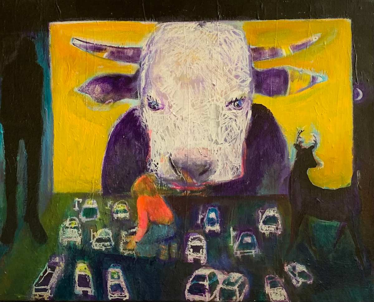 Chalk Drawings by Marilyn Folson, Image 1.