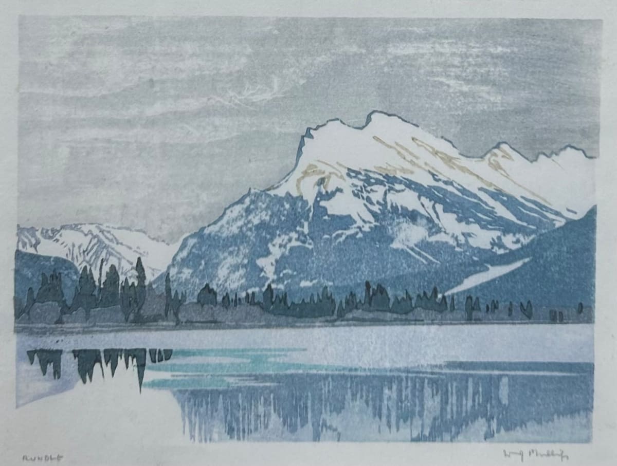 Rundle In Winter by Walter Joseph Phillips 