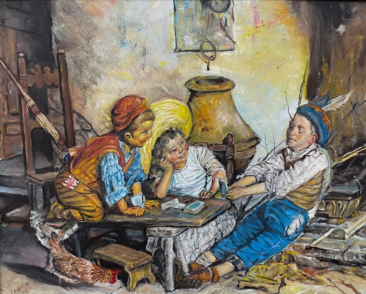 The Cardplayers by Ron Zdriluk, Image 1.