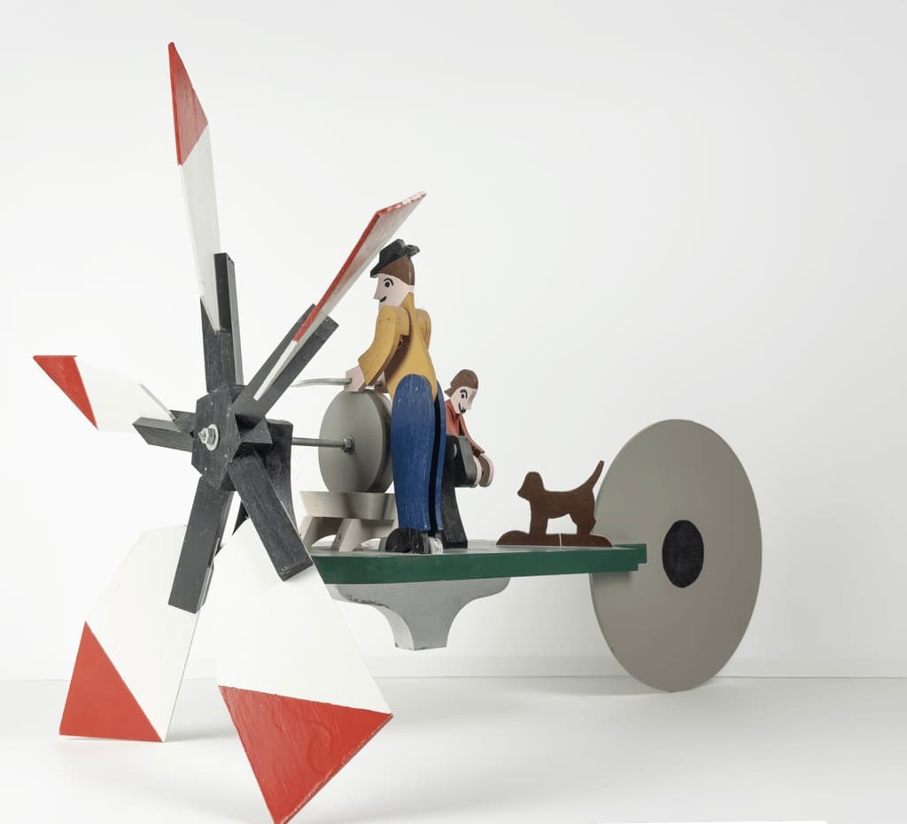 Sharpening Blade Weathervane by Mark Robichaud, Image 1.