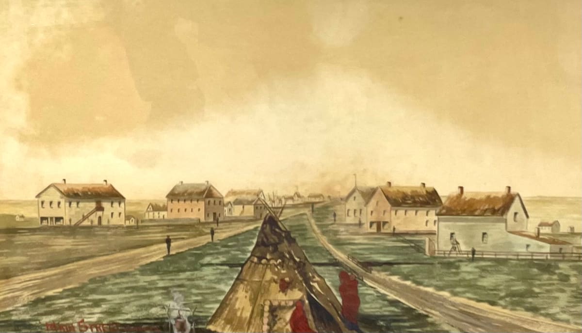 1870 Main Street Winnipeg by Ernest J. Hutchins 