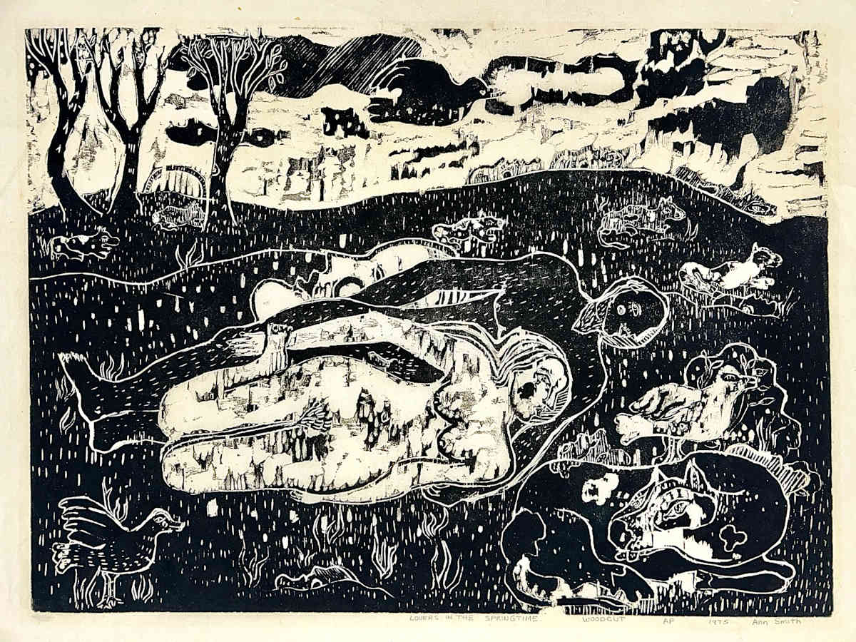 Lovers in the Springtime - 1975 by Ann Smith 