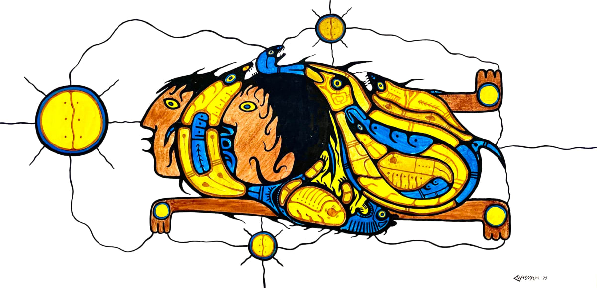 The Beings of Gitche Manitou by Clemence Wescoupe 