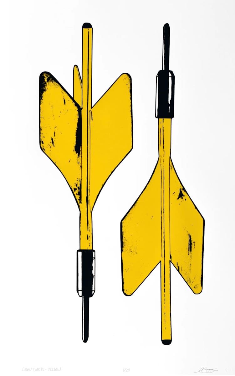 “Lawn Darts - Yellow” by Eric Ouimet 
