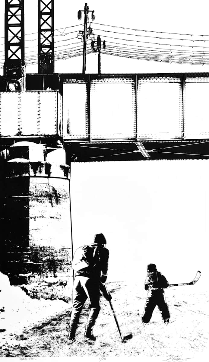 “River Trail” by Eric Ouimet 