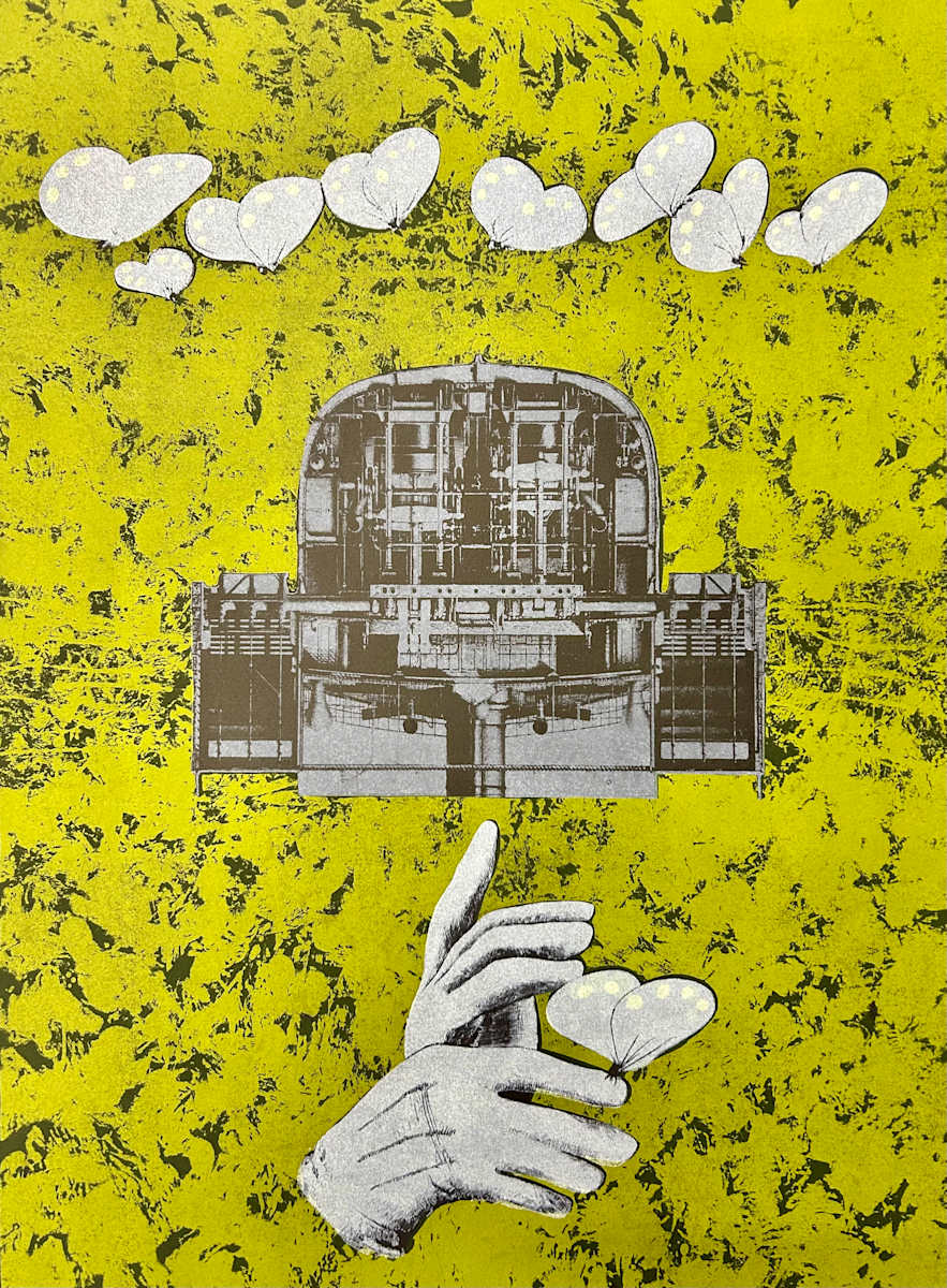 Shh! Homage a’ R.M. - 1979 by Kelly Clark (1935-1995) 
