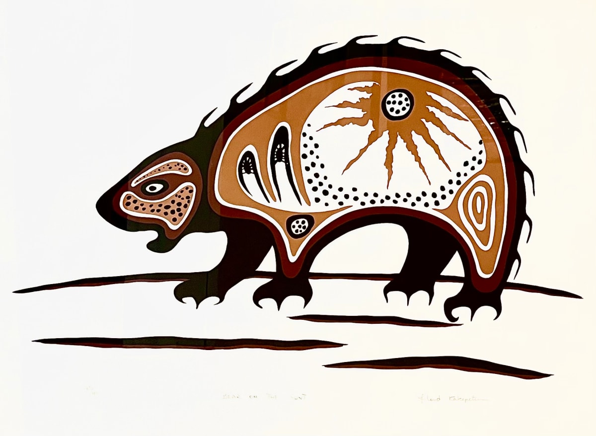 Bear on the Hunt by Lloyd Kakepetum, Image 4.