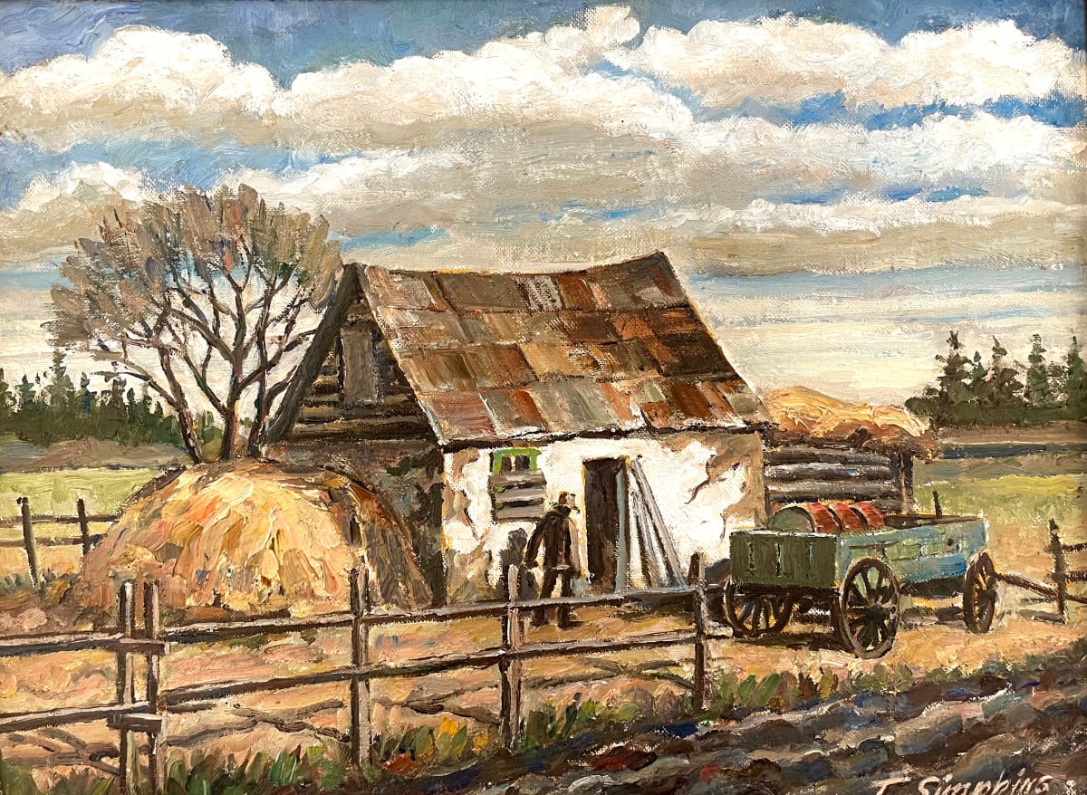 Settler Mud Hut, Lockport by T. Simpkins 