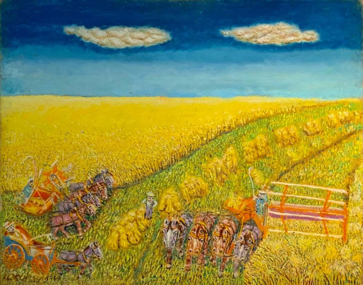Working the Fields 1968 by Jan Garett Wyers 