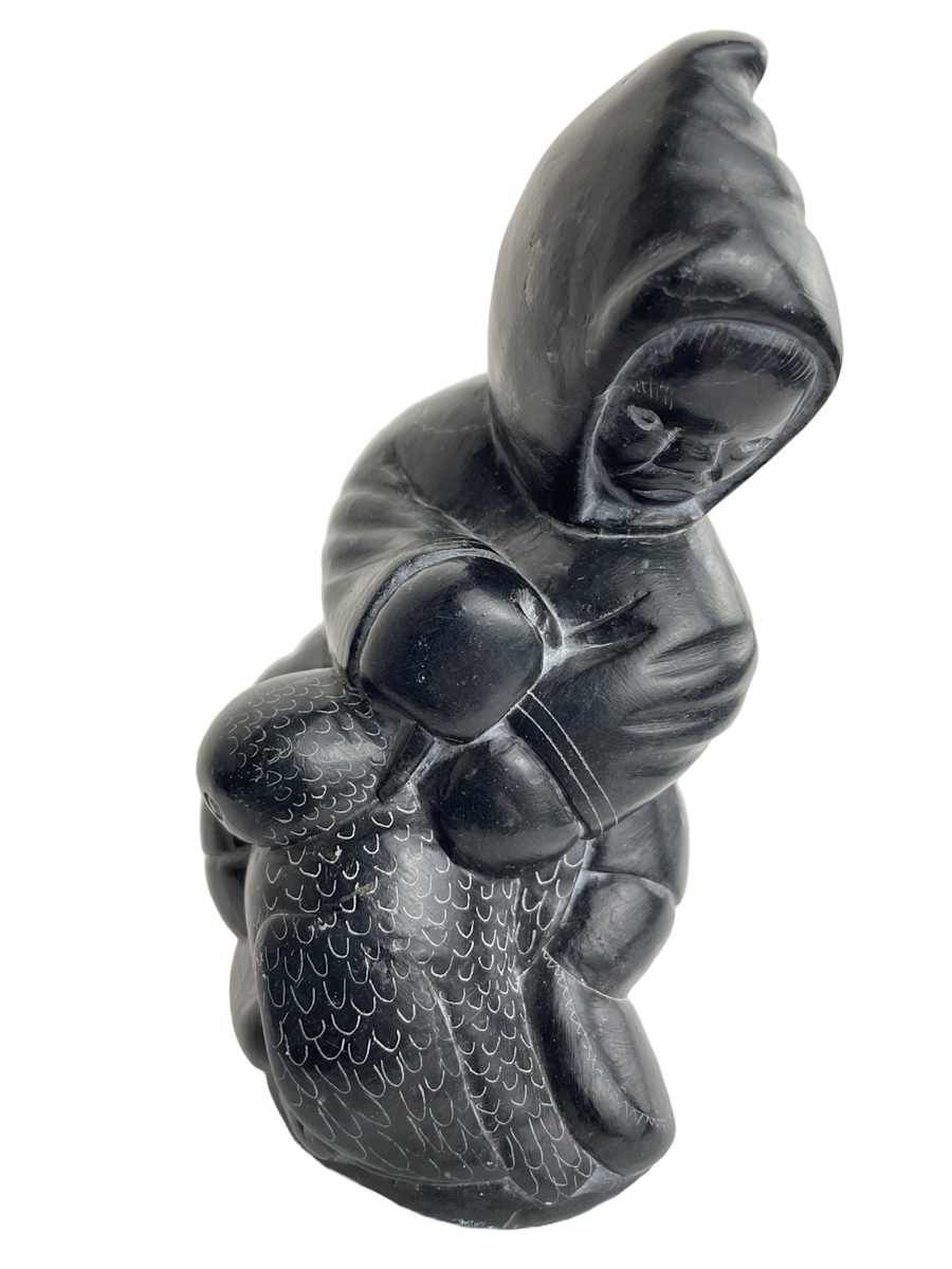 Woman & Owl by Samson Kingalik 