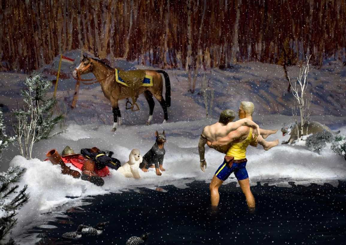 Birches in Winter (Group of 7 Awkward Moments) by Diana Thorneycroft, Image 1.