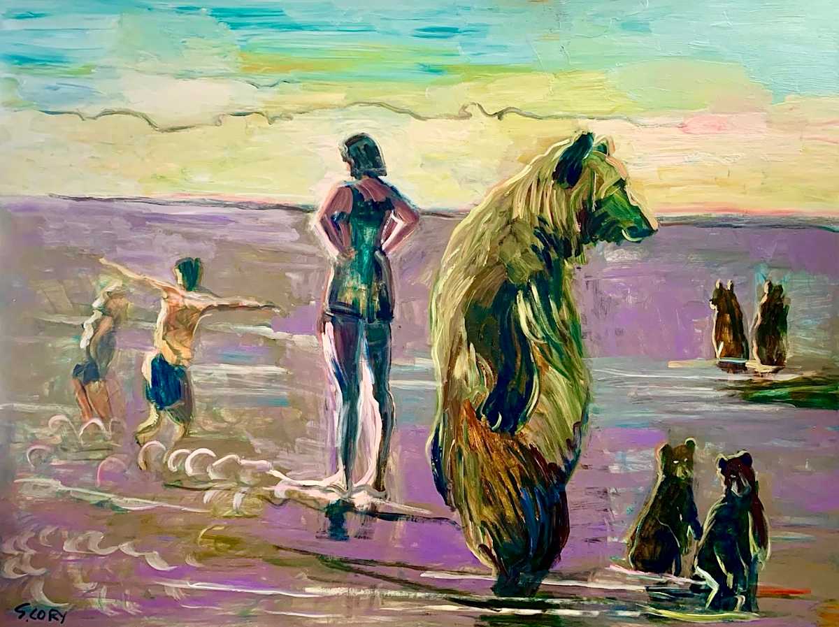 Don’t go out too far! by Sharon Cory 