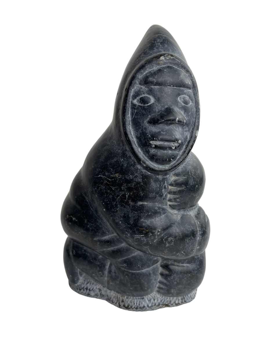 Soapstone Sculpture by Isa Kasudluak (1917-1998) 