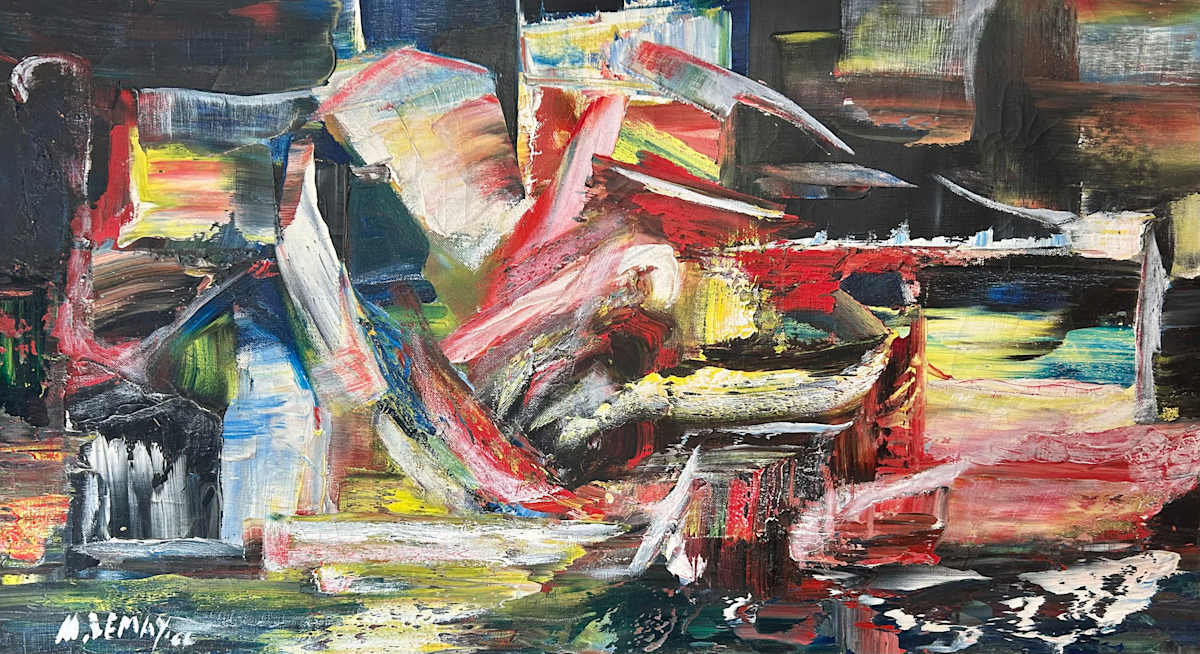 Abstract - 1966 by Marcein (Mars) Lemay (1926-2005), Image 1.