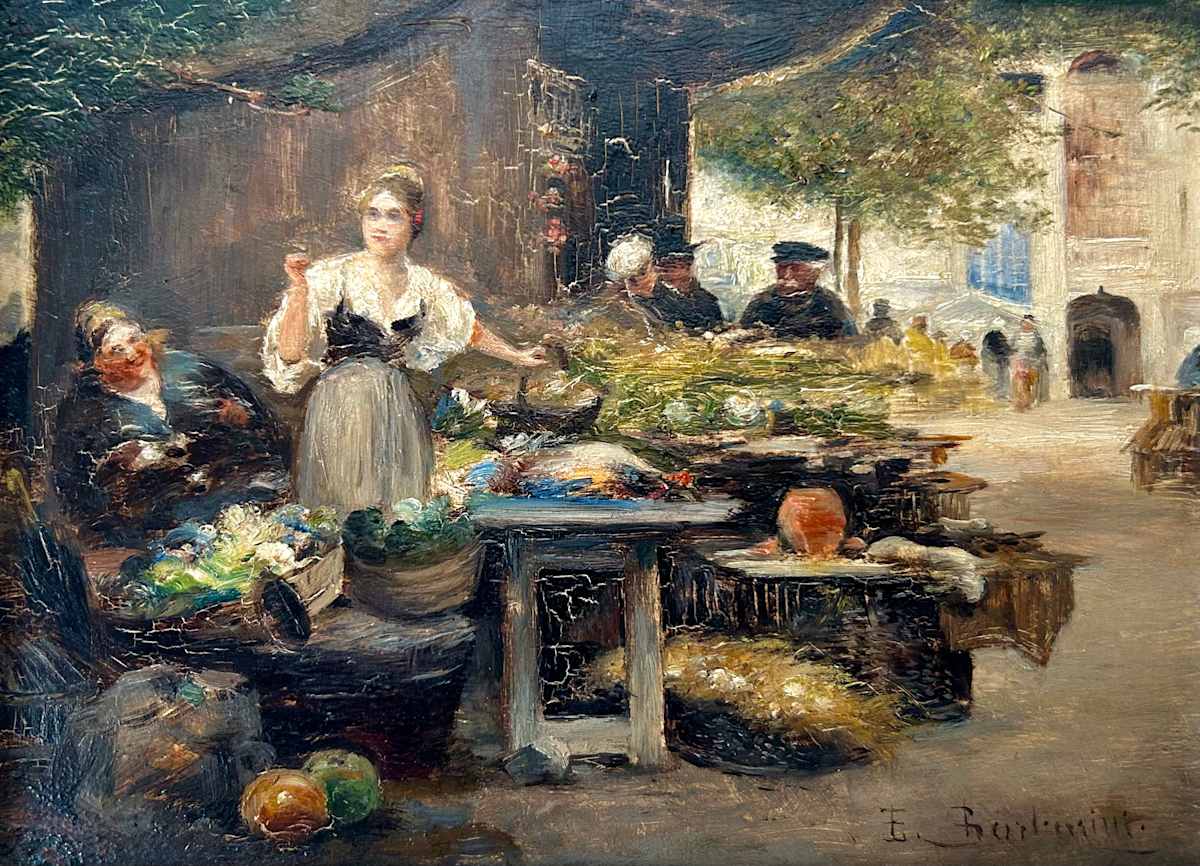 Flower Marketplace by Emil Barbarini, Image 2.