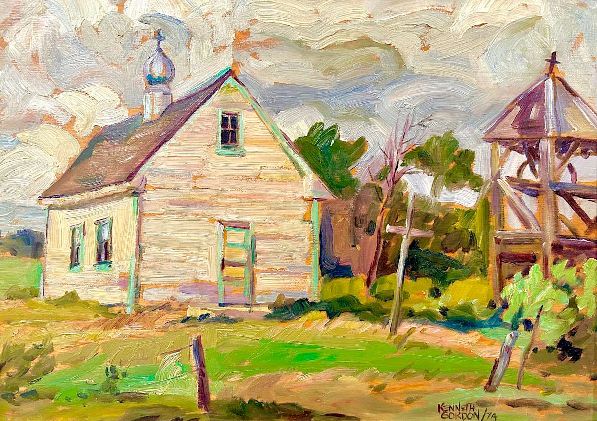 Ukrainian Church, North of Gimli, MB by Kenneth Gordon, Image 2.
