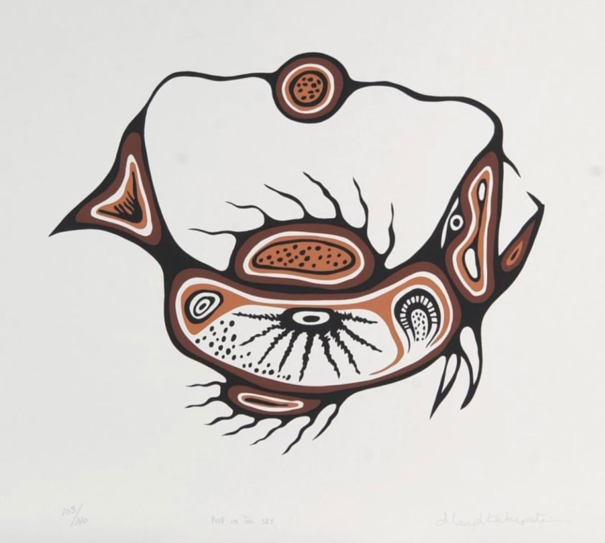 Fish in the Sky by Lloyd Kakepetum 