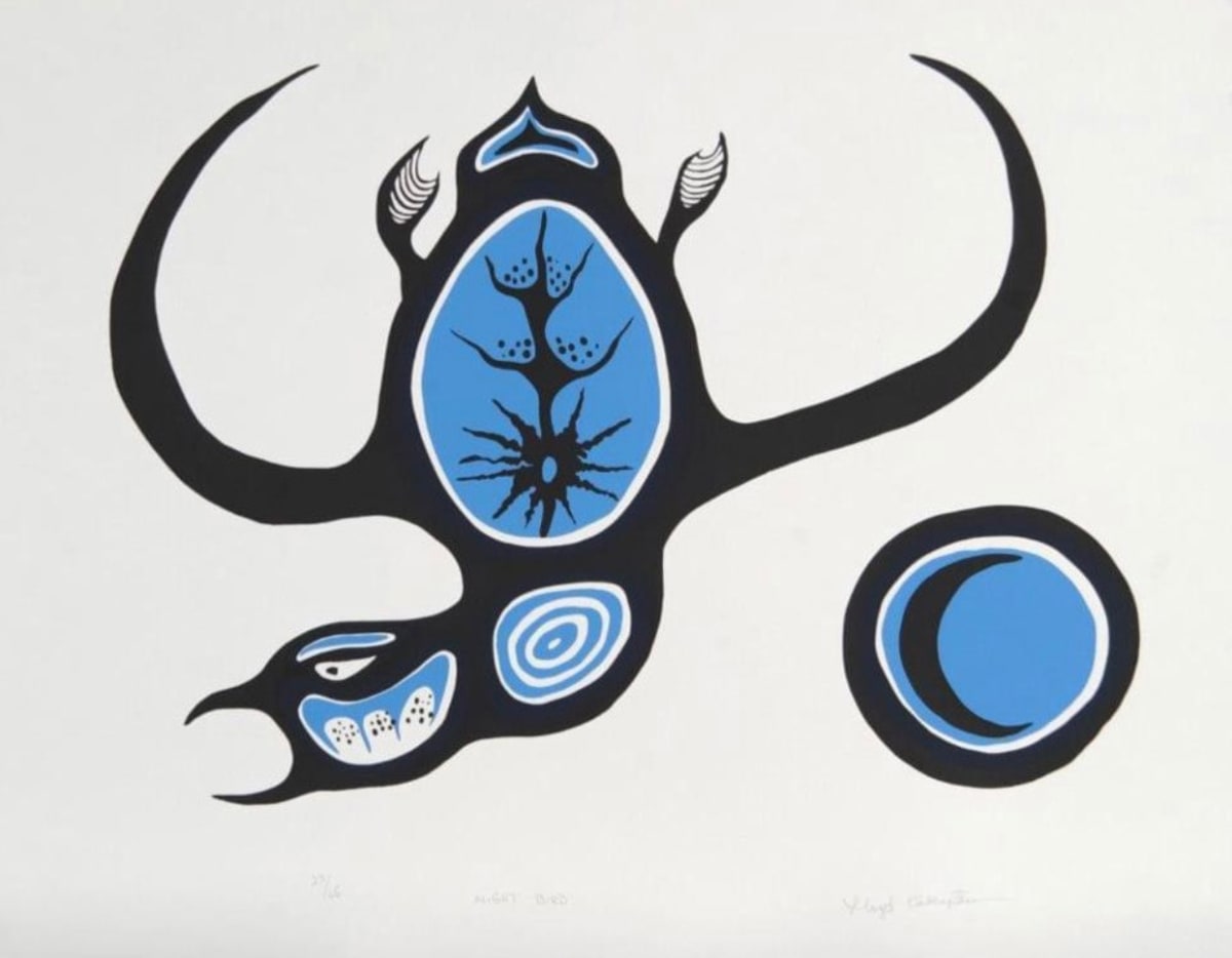 Night Bird by Lloyd Kakepetum 
