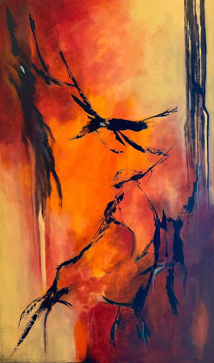 “Taking Flight Now” by Suzanne Barrow (1951-2025), Image 2.