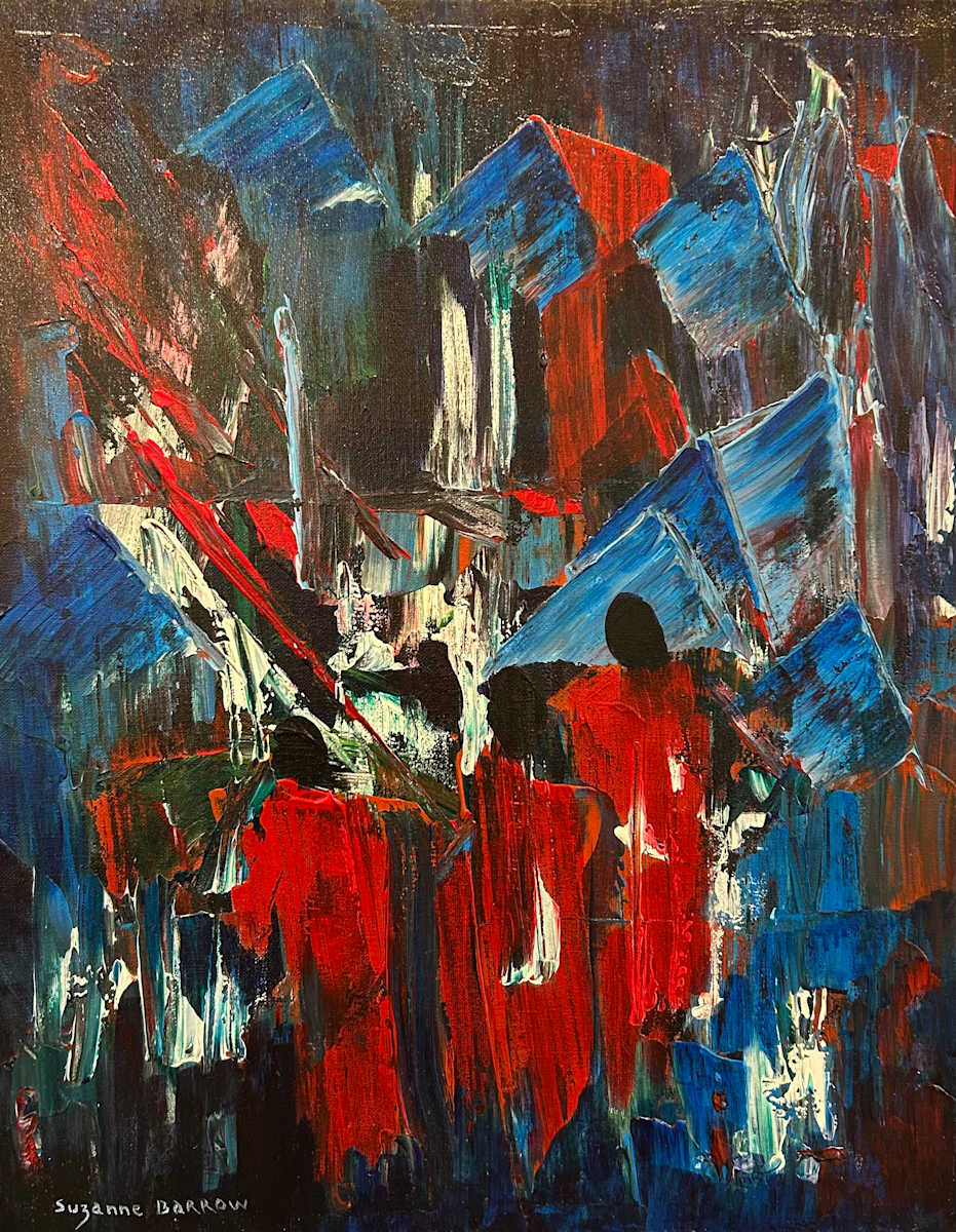 Unrest in Tibet by Suzanne Barrow (1951-2025), Image 1.
