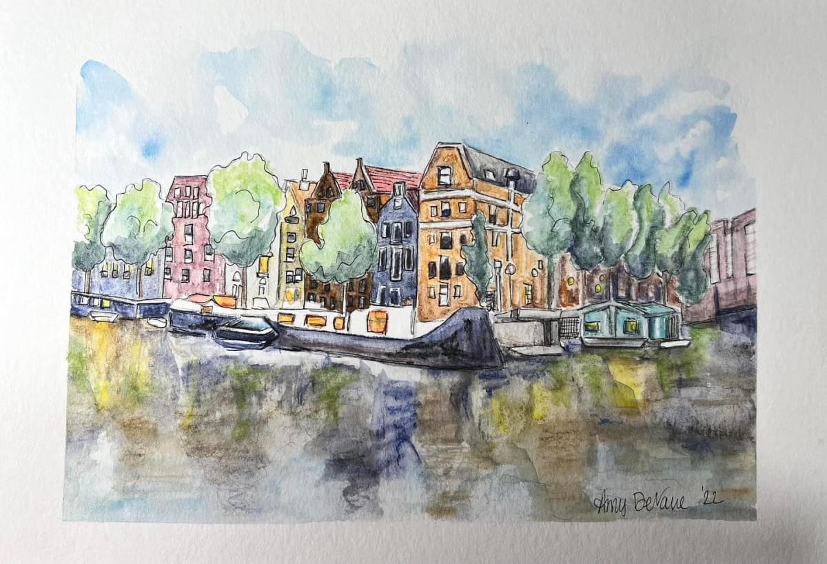 Amsterdam-Anne Frank's View by Amy DeVane 