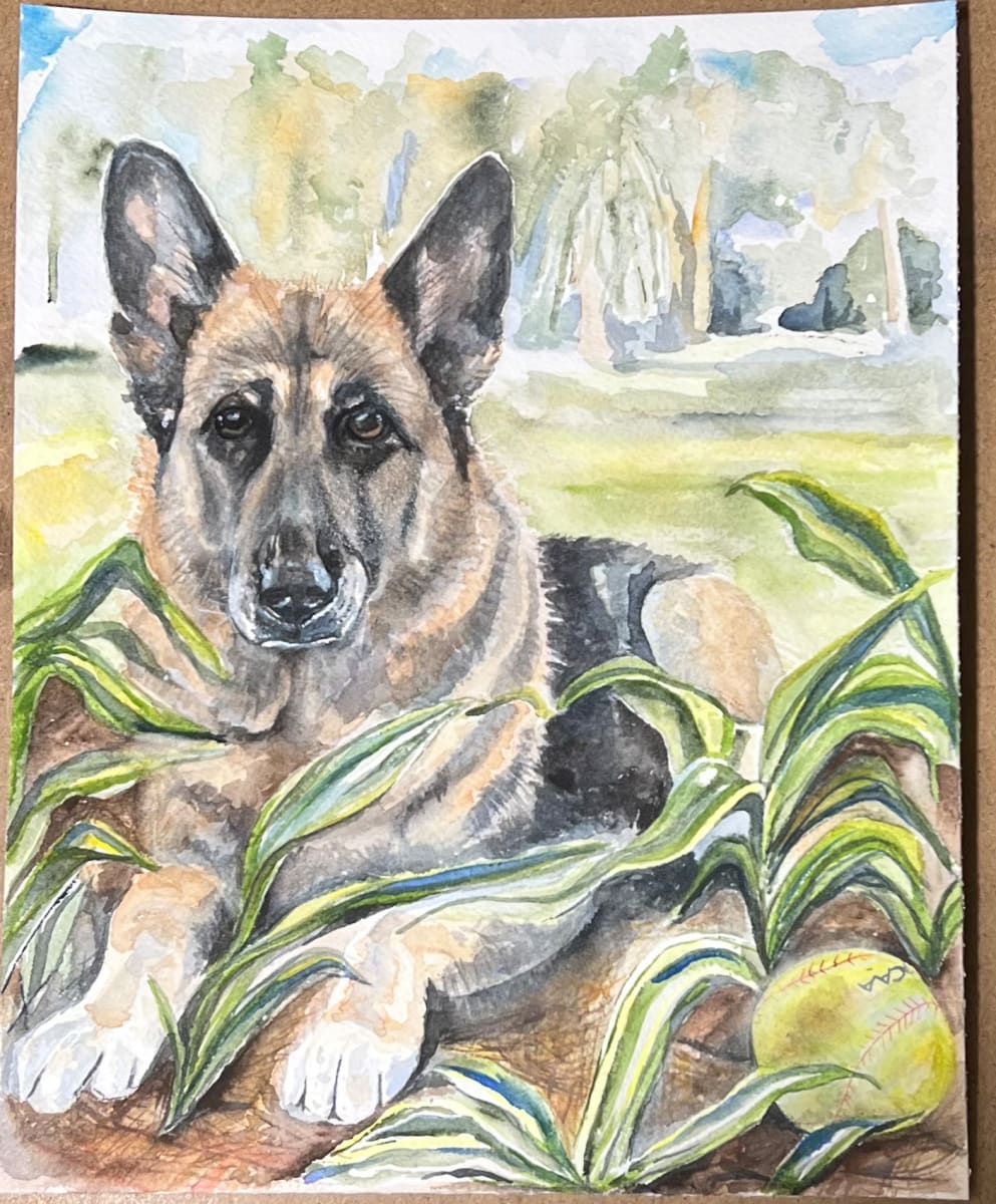 Anke w/Ball by Amy DeVane, Image 1.