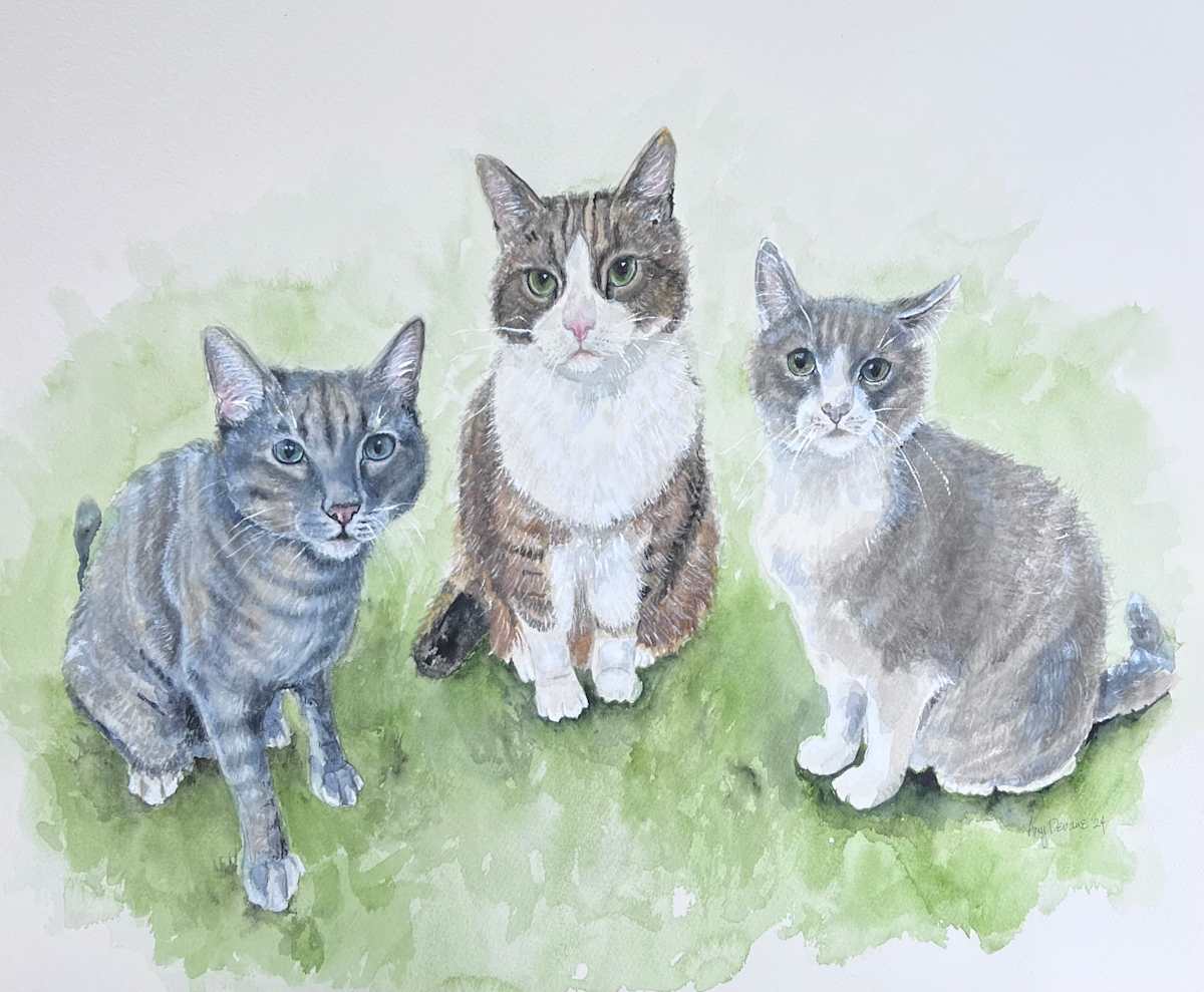Hunt Cats by Amy DeVane, Image 1.