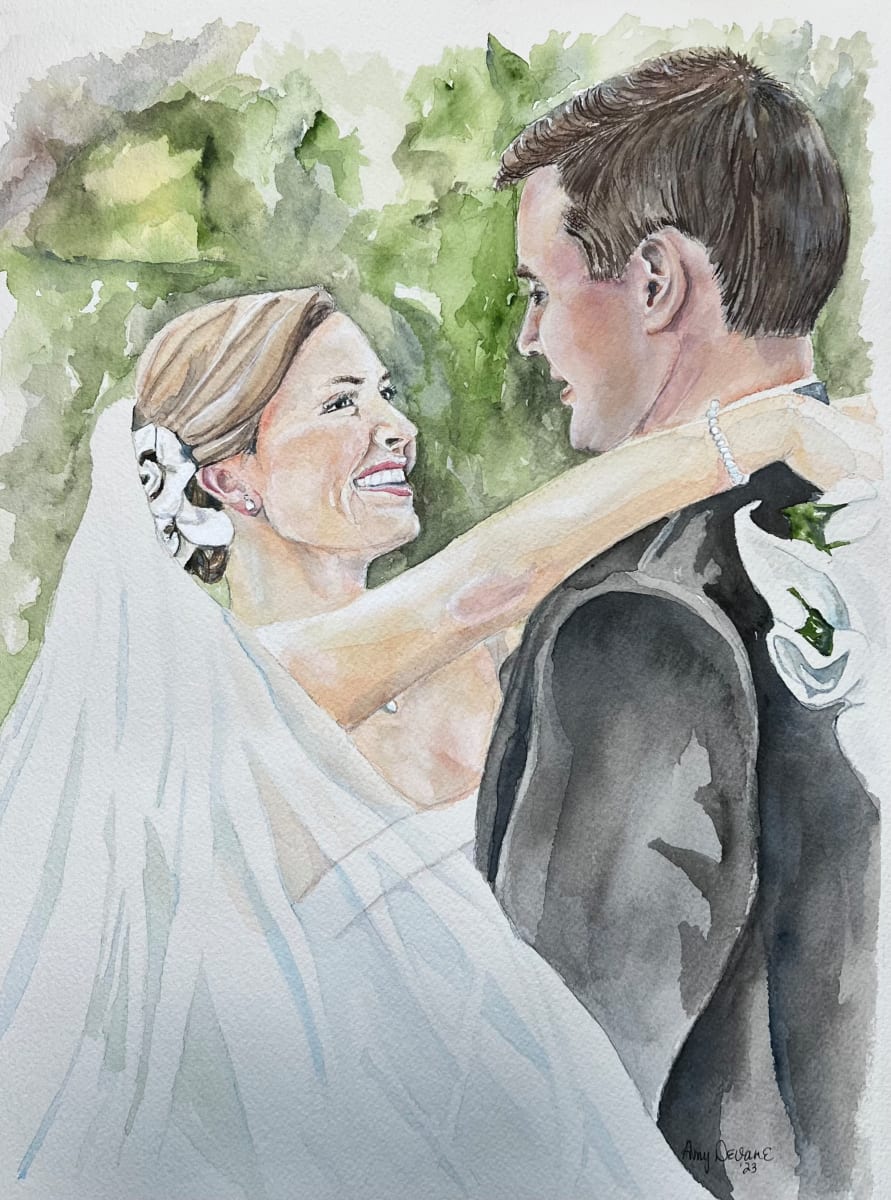 Bride and Groom by Amy DeVane 